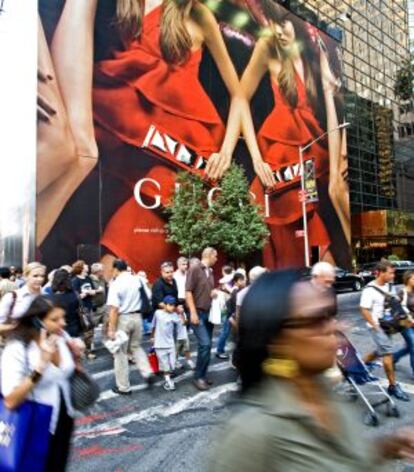 Compras en la Quinta Avenida de Nueva York.