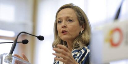 La vicepresidenta primera y ministra de Asuntos Económicos y Transformación Digital, Nadia Calviño.