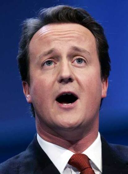El líder del Partido Conservador británico, David Cameron.