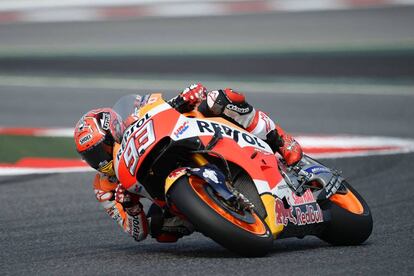 Marc Márquez, en Montmeló.