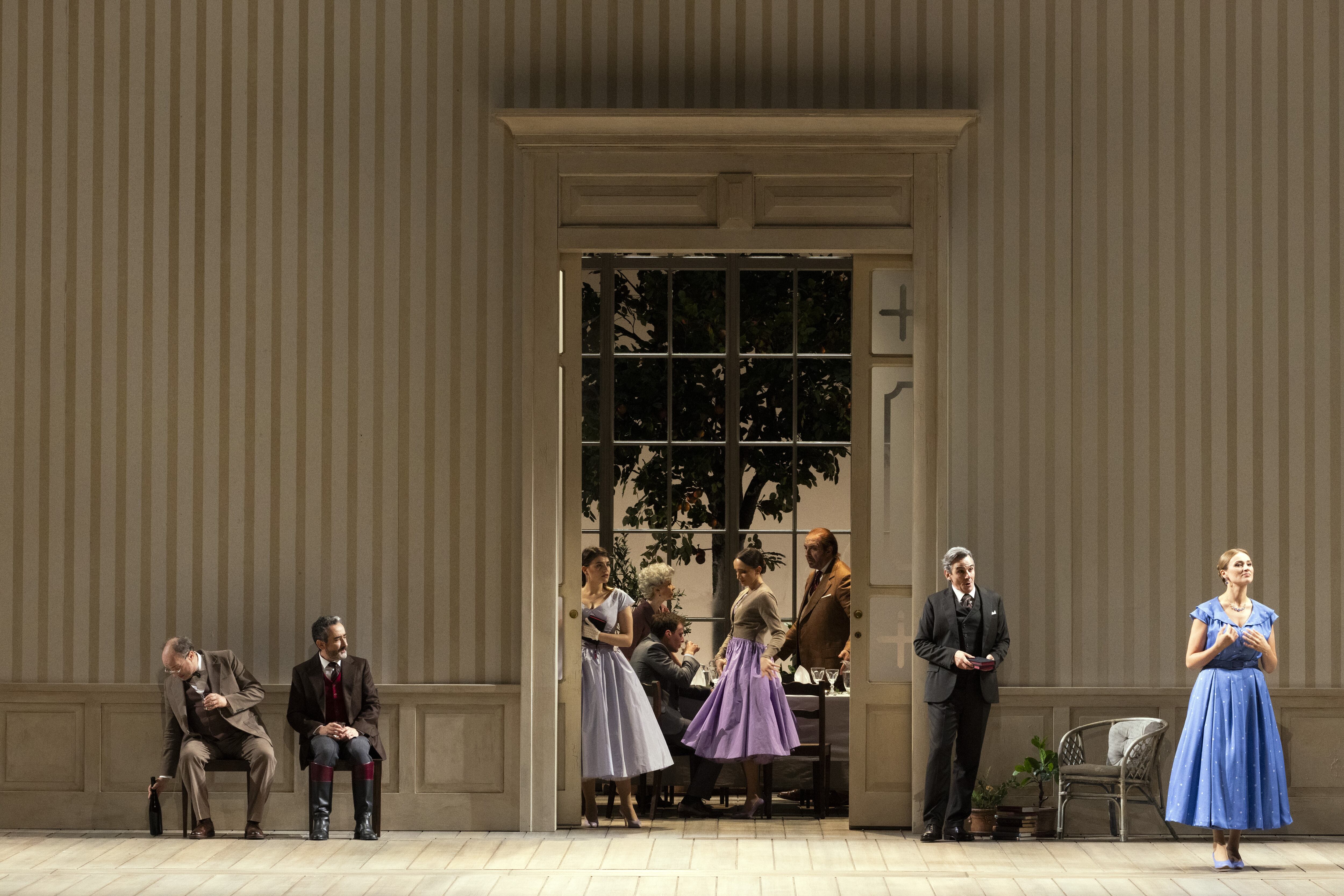 Una imagen de la ópera cuando fue estrenada en La Scala de Milán.