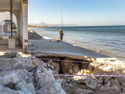 Recorrido en imágenes por el estado de las playas tras el azote de Gloria