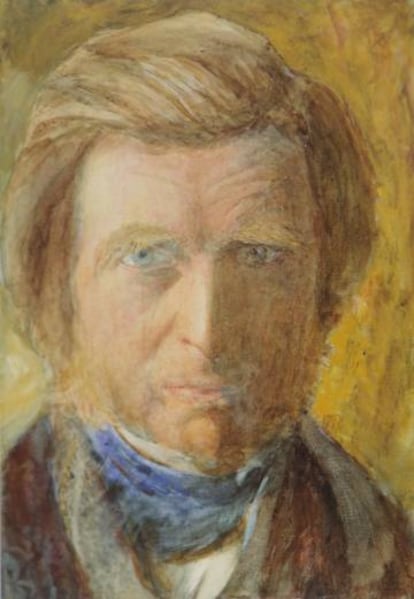 Autorretrato de John Ruskin.