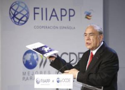 El secretario de la OCDE, Ángel Gurría. EFE/Archivo