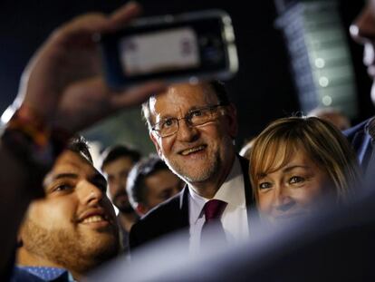 Mariano Rajoy en el arranque de la campaña