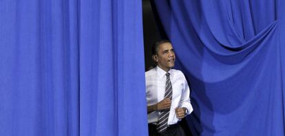 Obama, el pasado jueves en Largo (Maryland).