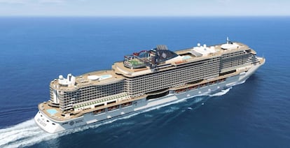 Crucero de MSC.