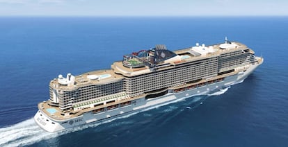 Crucero de MSC. 