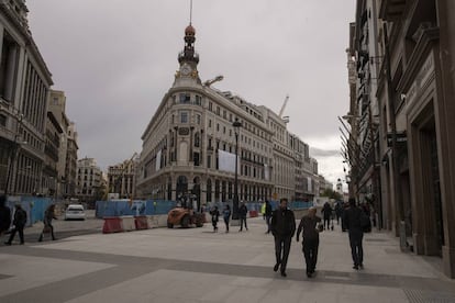 El Centro Canalejas, visto desde la calle Alcalá.