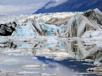 El gran glaciar Lowell, en el Parque Nacional de Kluane, en Canadá.
