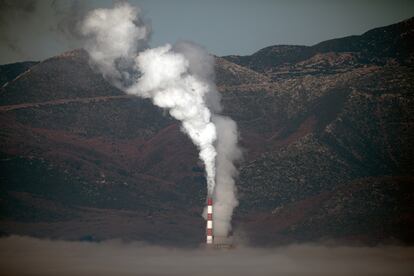 Planta térmica de carbón en Megalopoli, Grecia.