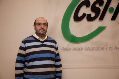 Miguel Borra presidente del CSI-F sindicato de funcionarios foto