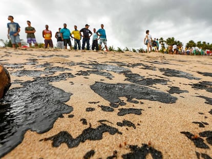 Grupo de Trabalho participa de ações para retirada de óleo na Costa dos Corais em Alagoas.