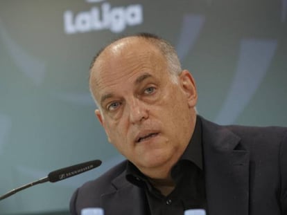 Javier Tebas, presidente de LaLiga