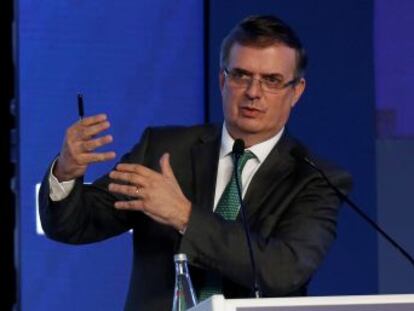 Ebrard dice que es  mejor este acuerdo a no tener nada  y asegura que podrá presentar  resultados  a EE UU sobre migración