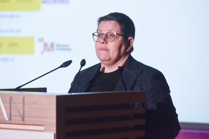 Isabel García, exdirectora del Instituto de las Mujeres, el 21 de febrero de 2024, en Madrid.