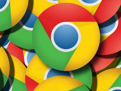 Muchos logos de Chrome de Google