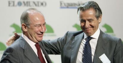 Rodrigo Rato y Miguel Blesa, expresidentes de Caja Madrid.