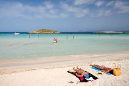 Playa de Ses Illetes, en Formentera.