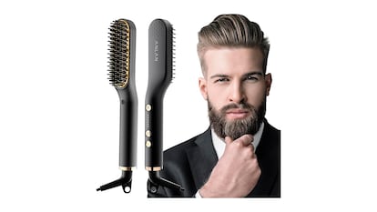Peines para barbas sobre fondo blanco.