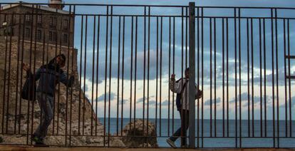 Los alrededores del Puerto de Melilla.