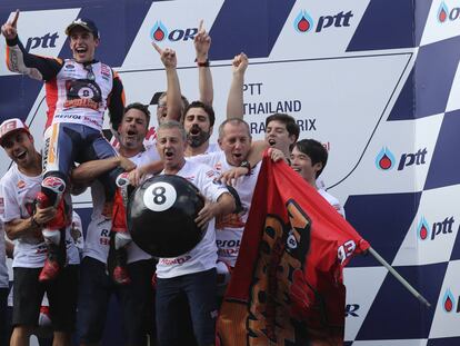 Marc Márquez, campeón del mundo de MotoGP 2019