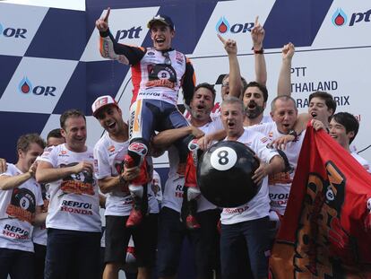 Marc Márquez, campeón del mundo de MotoGP 2019