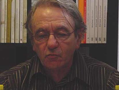 Jacques Rancière, profesor de estética y filosofía política en la Universidad de Saint-Denis.