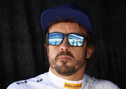 Alonso, en el circuito de Indian&aacute;polis.