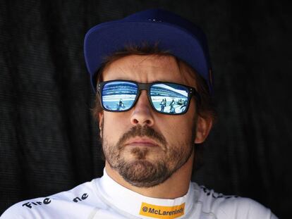 Alonso, en el circuito de Indian&aacute;polis.