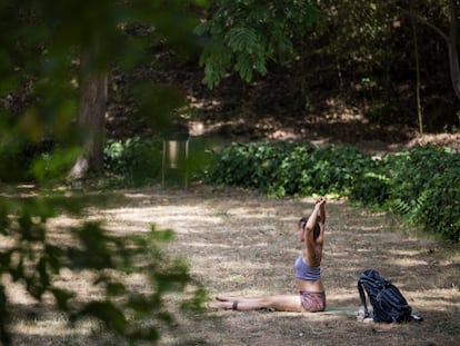 El jardín botánico histórico en Montjuic, Barcelona, uno de los refugios climáticos para el verano.