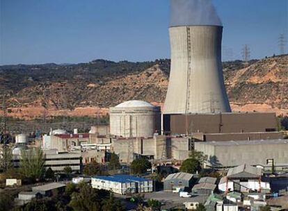 El complejo de la central nuclear de Ascó, en Tarragona, en el que se detectó la fuga radioactiva.