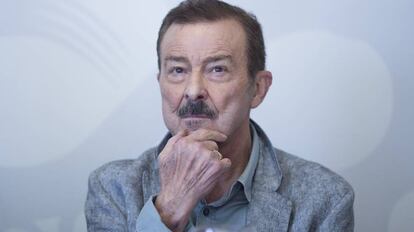 Juan Diego, en la presentación de 'Una gata sobre el tejado de zinc caliente', en Sevilla.