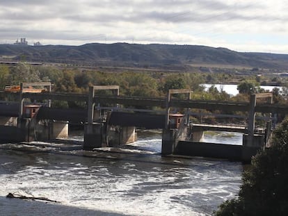 La Presa del Rey, sobre el río Jarama, cerca de San Martín de la Vega.