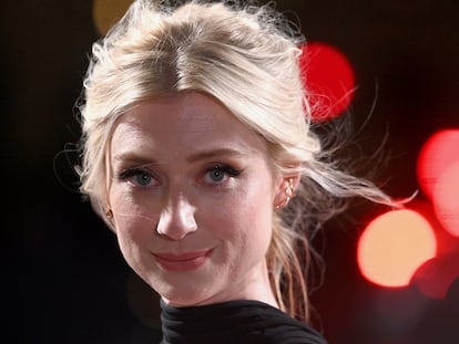 Elizabeth Debicki, en la presentación en Londres de 'The Crown' este 8 de noviembre.