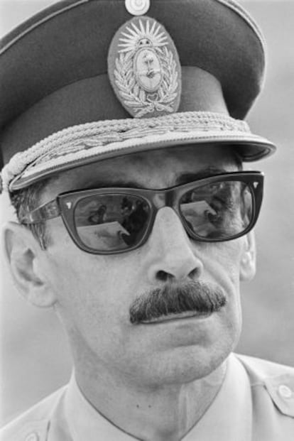 El dictador argentino Jorge Rafael Videla, en 1976