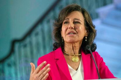 La presidenta del Banco Santander, Ana Botín. (Archivo/EFE)