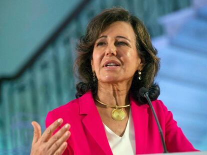 La presidenta del Banco Santander, Ana Botín. (Archivo/EFE)