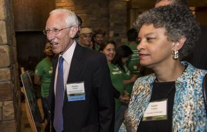 Stanley Fischer, vicepresidente de la Reserva Federal, en Jackson Hole