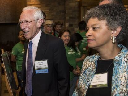 Stanley Fischer, vicepresidente de la Reserva Federal, en Jackson Hole