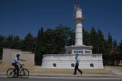 Torre histórica ubicada en la base aérea de Cuatro Vientos, Madrid .