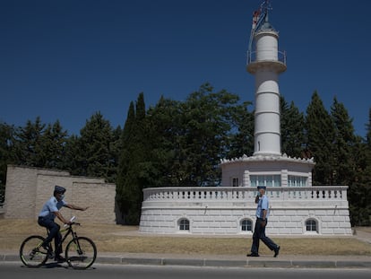 Torre histórica ubicada en la base aérea de Cuatro Vientos, Madrid .