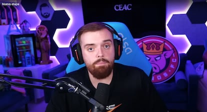 Ibai Llanos, el día en que anunció que rebajaba el tiempo dedicado a Twitch para centrarse en su canal de YouTube.