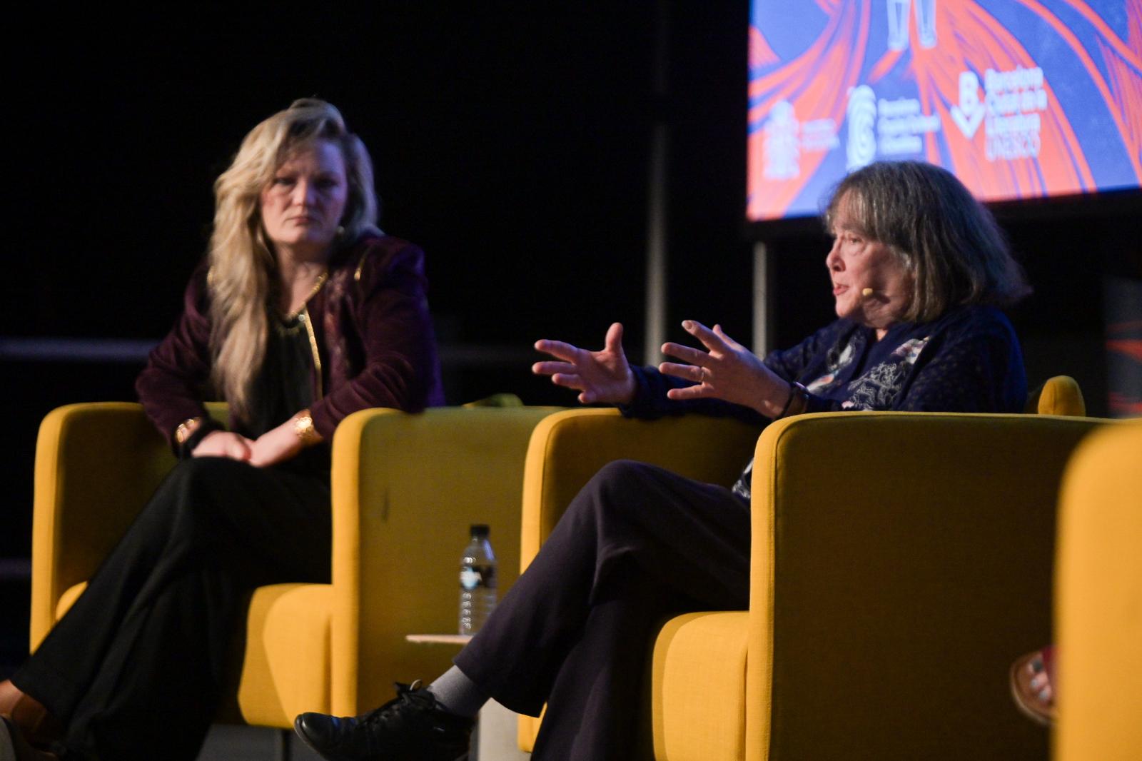 Lisa Tuttle, en el Festival 42 en Barcelona.