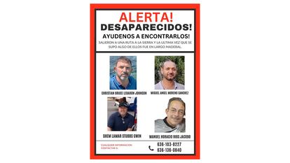 Integrantes secuestrados de la comunidad Lebarón