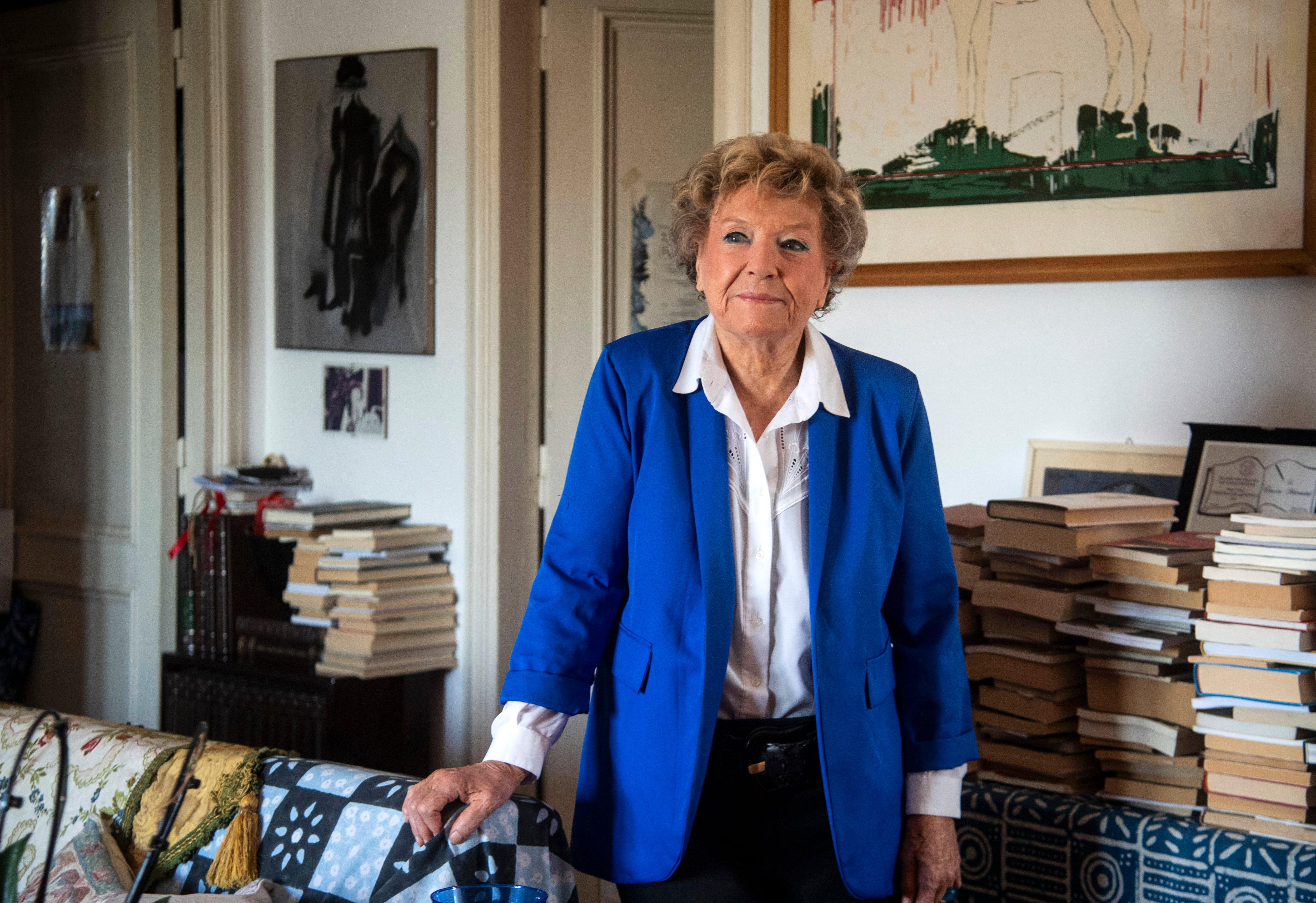 Dacia Maraini, en su casa de Roma.