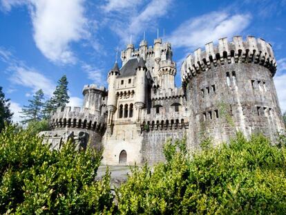 Exterior del Castillo de Butrón de Bizkaia.