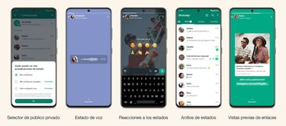 Novedades en los estados WhatsApp