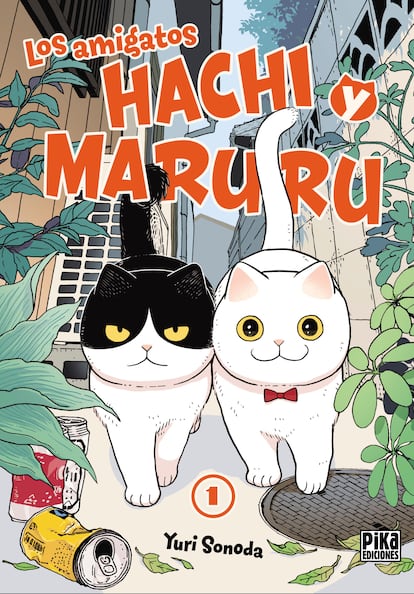 Los amigatos Hachi y Maruru. Pika ediciones