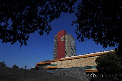 Rectoría de la Universidad Nacional Autónoma de México, UNAM, en Ciudad de México, el 23 de enero de 2023.